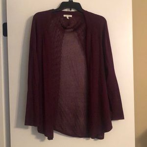 Maurice’s size medium maroon cardigan